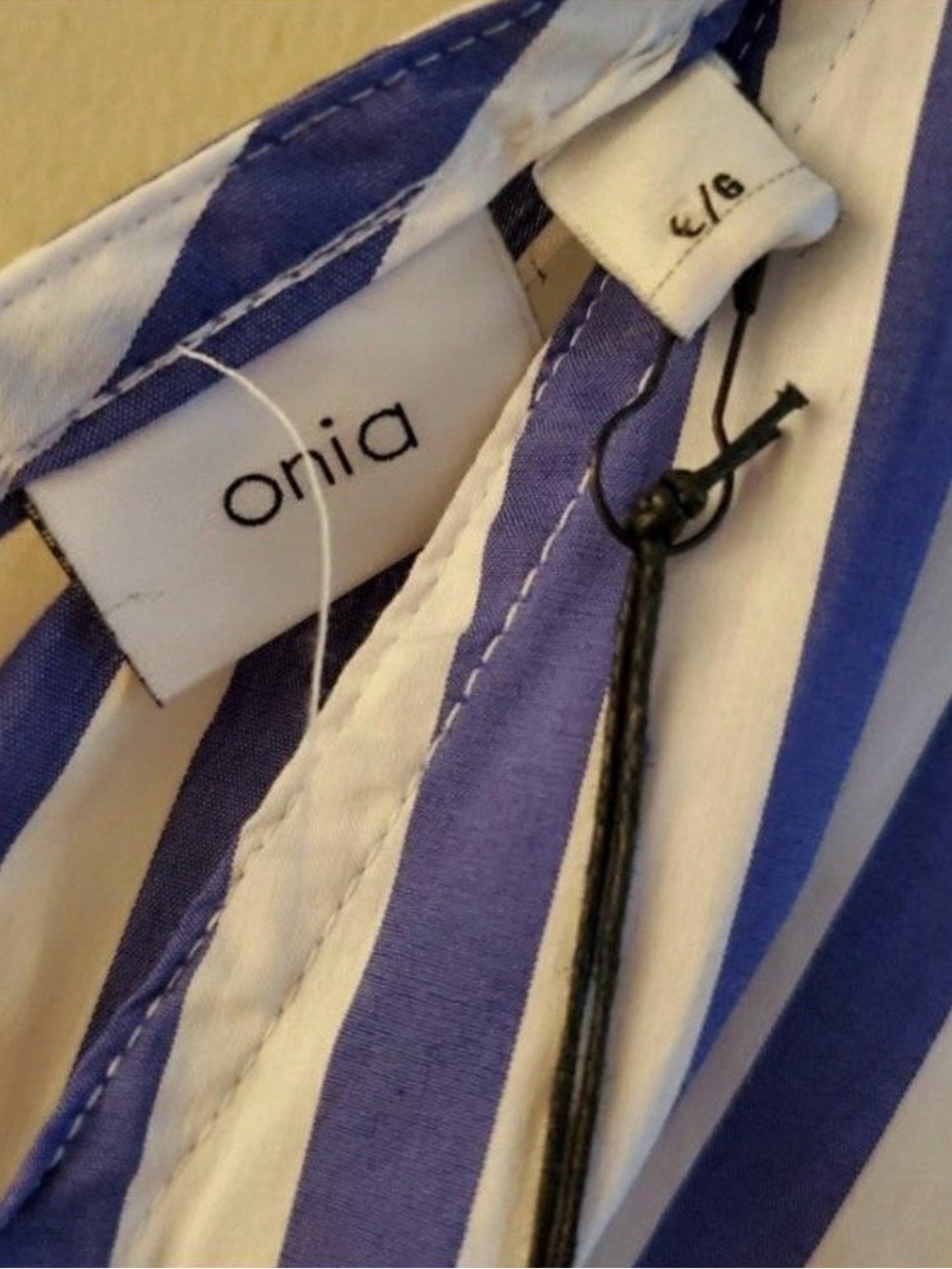 Onia Alessandra Caftan Blue
White Striped Beach Cover Up
Dress Smocked Waist - Picture 7 of 9
